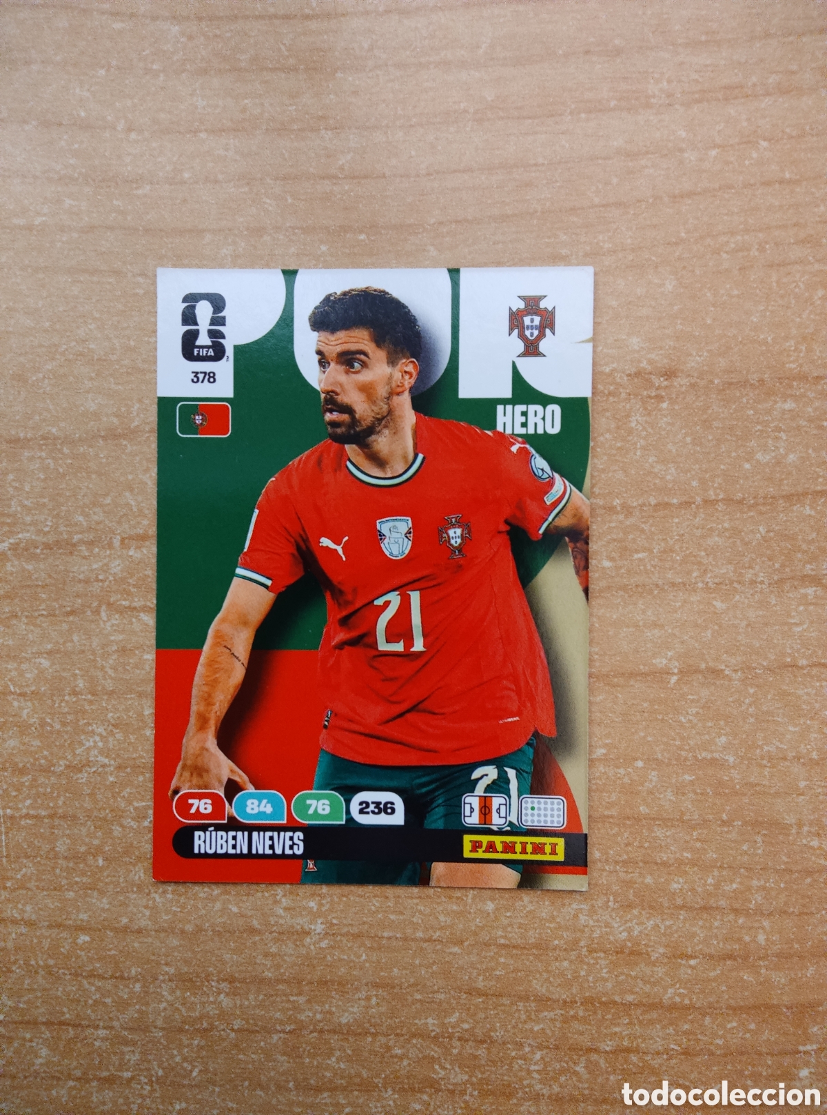 Cromos de f&uacute;tbol: 378 RUBEN NEVES PORTUGAL ADRENALYN XL MUNDIAL 2026