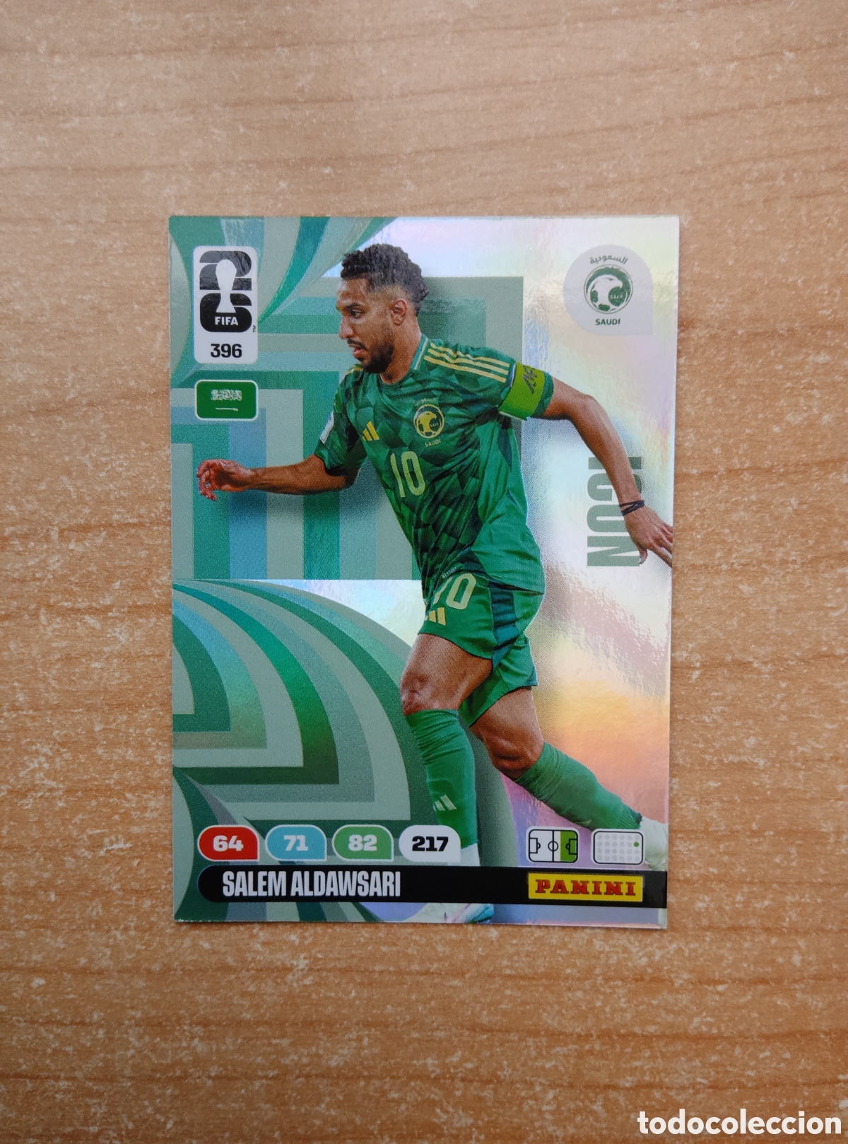 Cromos de f&uacute;tbol: 396 SALEM ALDAWSARI ICON ARABIA SAUDI ADRENALYN XL MUNDIAL 2026
