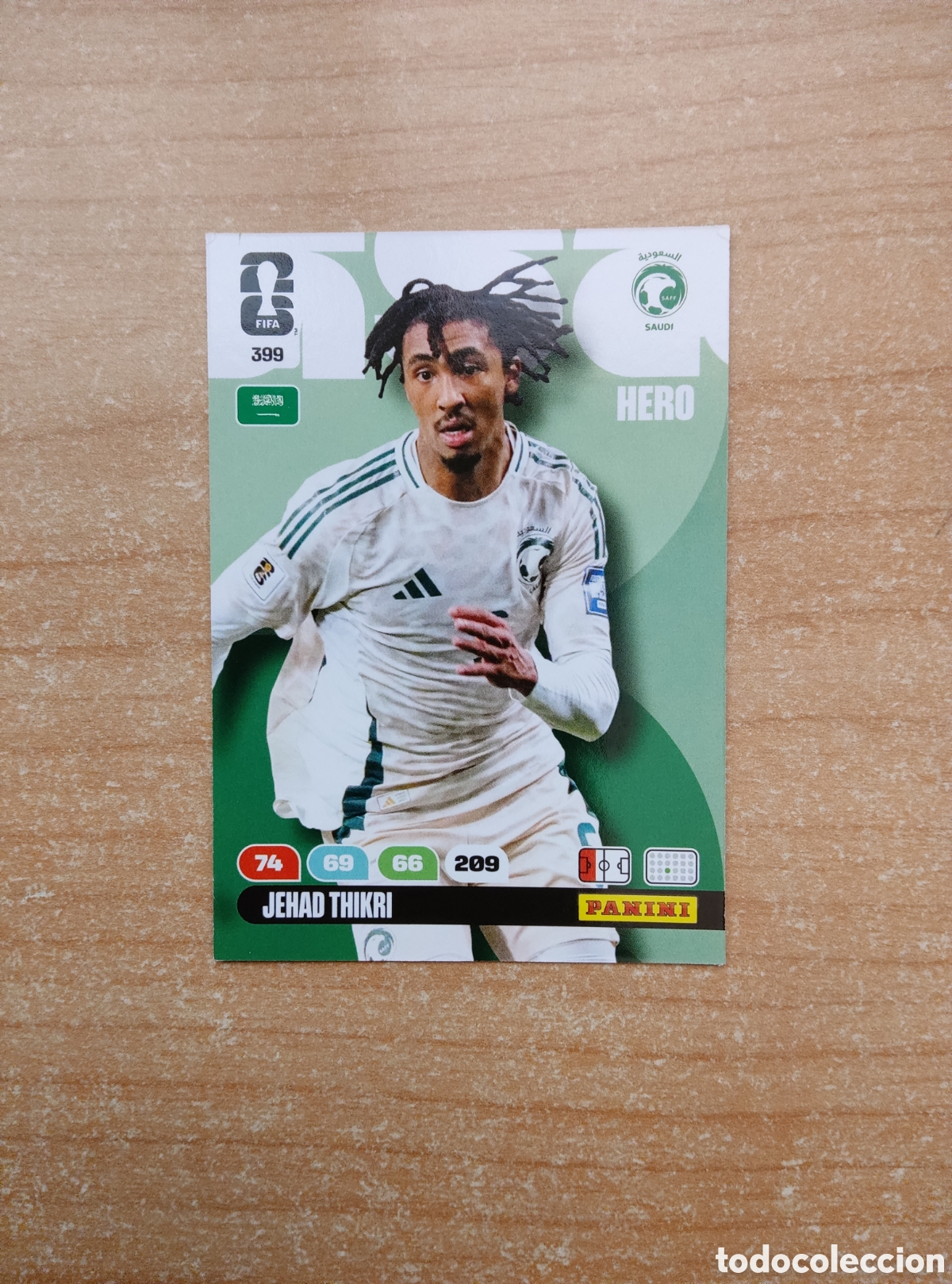Cromos de f&uacute;tbol: 399 JEHAD THIKRI ARABIA SAUDI ADRENALYN XL MUNDIAL 2026