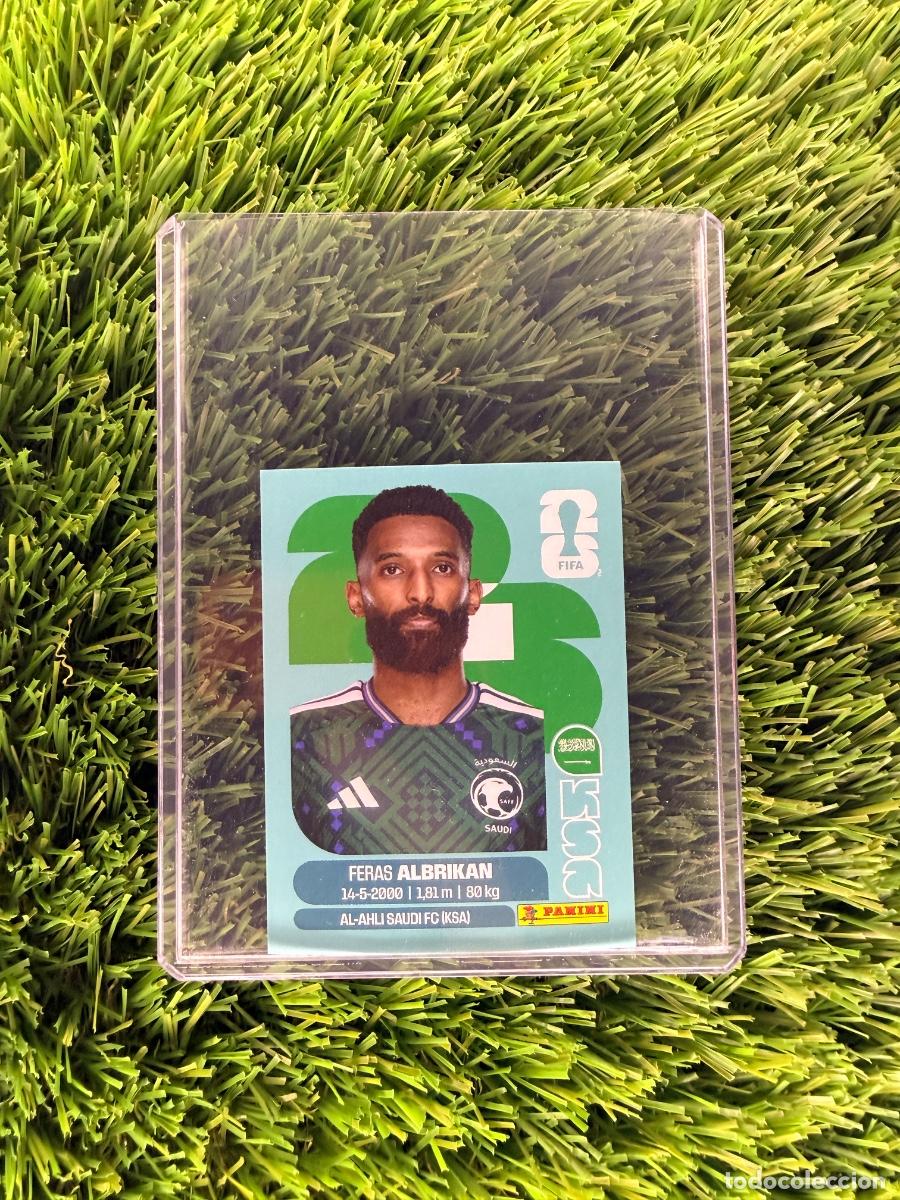 Cromos de f&uacute;tbol: N&ordm; KSA18 Feras Albrikan Arabia Saud&iacute; Mundial 2026 Stickers