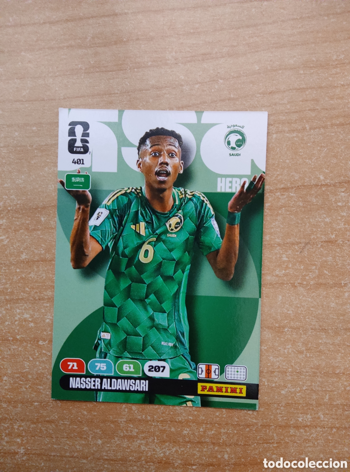 Cromos de f&uacute;tbol: 401 NASSER ALDAWSARI ARABIA SAUDI ADRENALYN XL MUNDIAL 2026