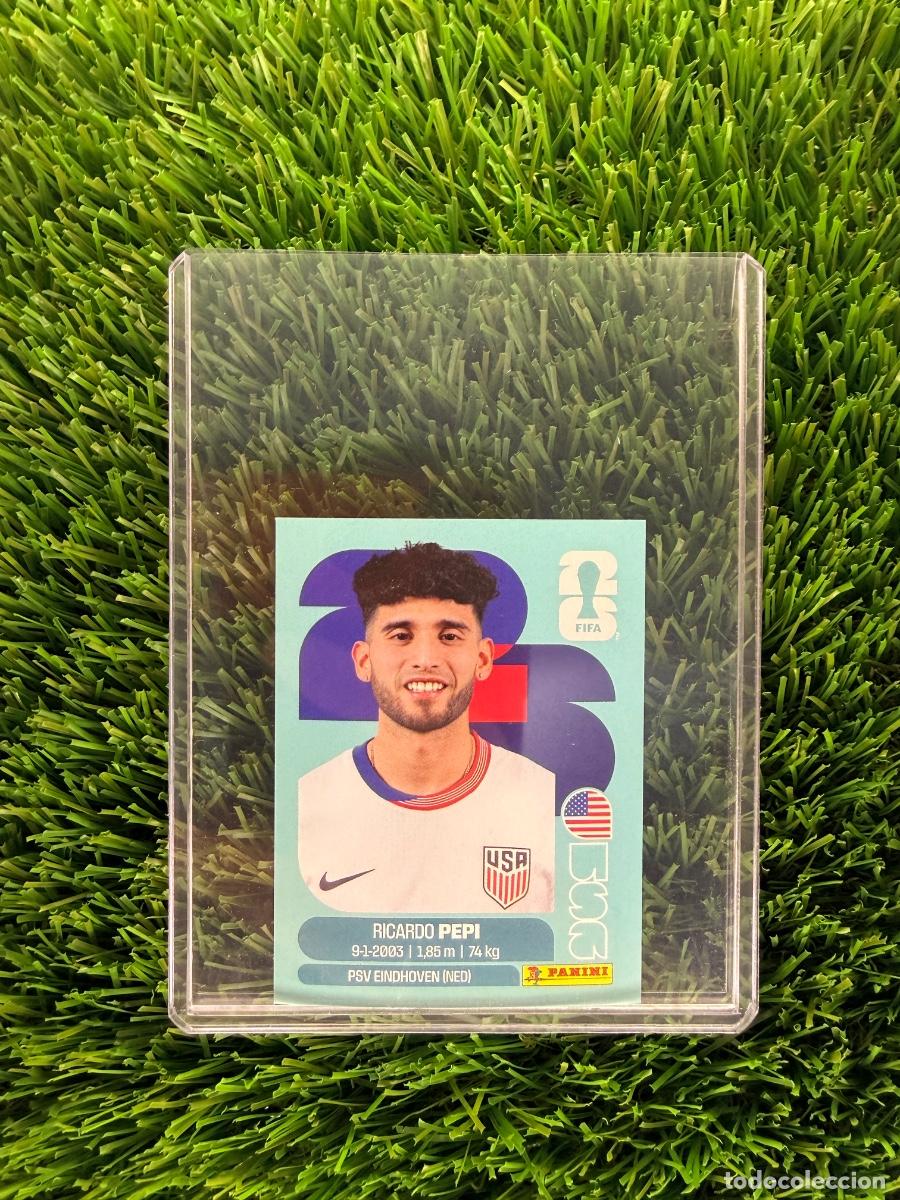 Cromos de f&uacute;tbol: N&ordm; USA18 Ricardo Pepi Estados Unidos Mundial 2026 Stickers