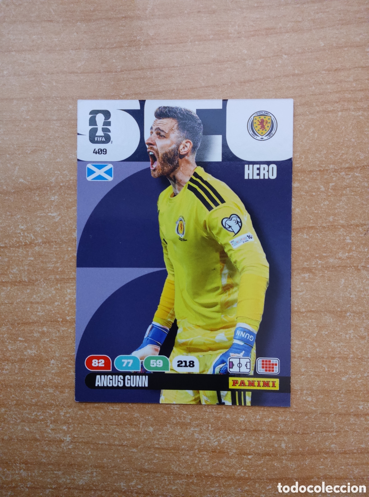 Cromos de f&uacute;tbol: 409 ANGUS GUNN ESCOCIA ADRENALYN XL MUNDIAL 2026