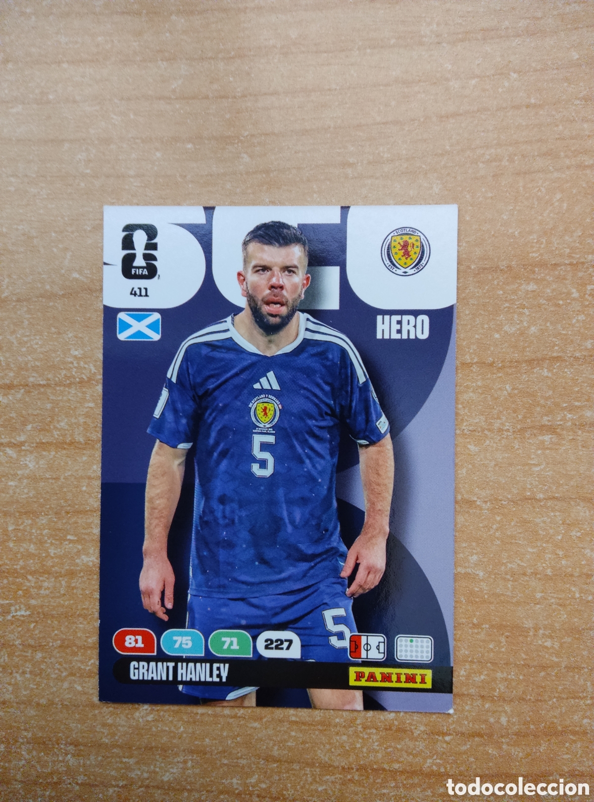 Cromos de f&uacute;tbol: 411 GRANT HANLEY ESCOCIA ADRENALYN XL MUNDIAL 2026
