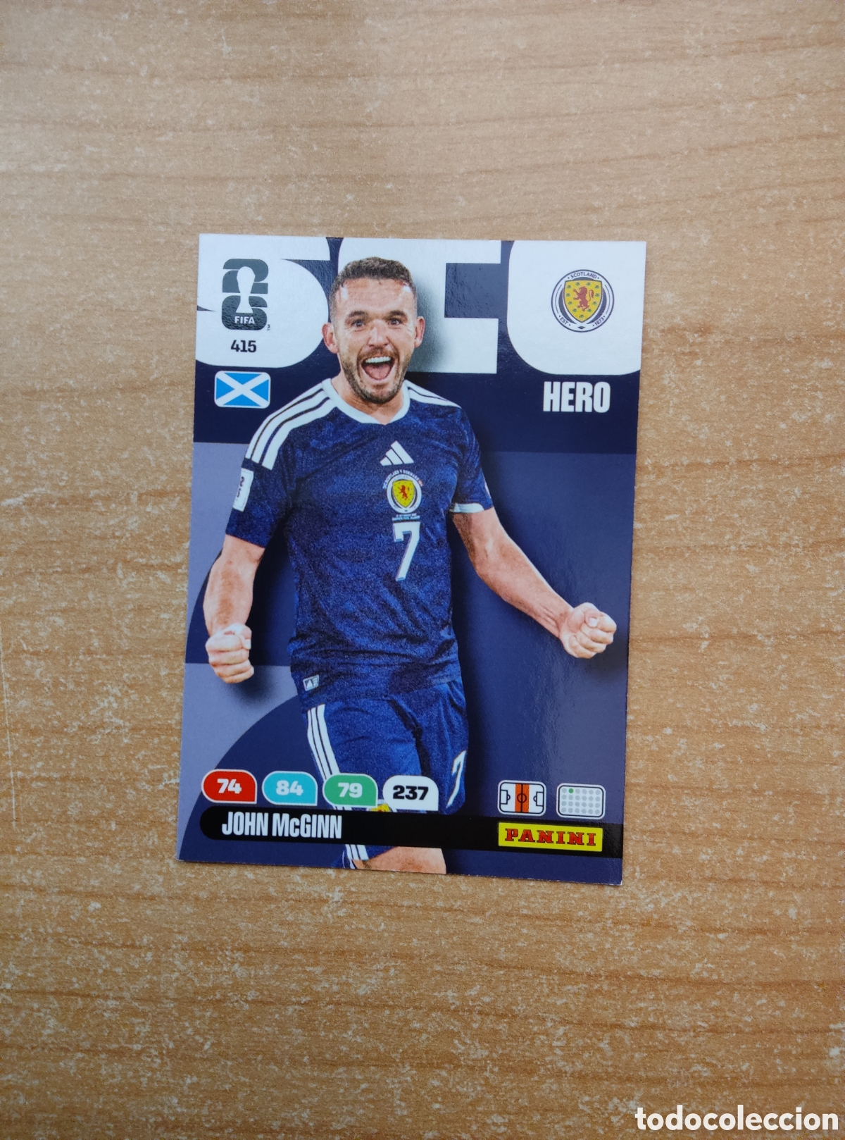 Cromos de f&uacute;tbol: 415 JOHN MCGINN ESCOCIA ADRENALYN XL MUNDIAL 2026