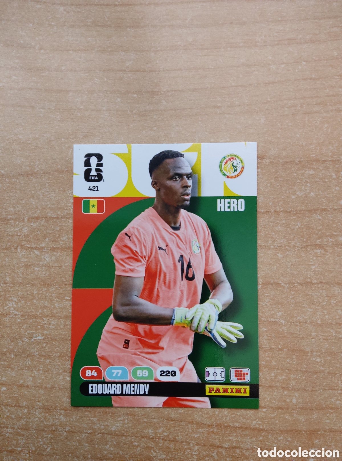 Cromos de f&uacute;tbol: 421 EDOUARD MENDY SENEGAL ADRENALYN XL MUNDIAL 2026