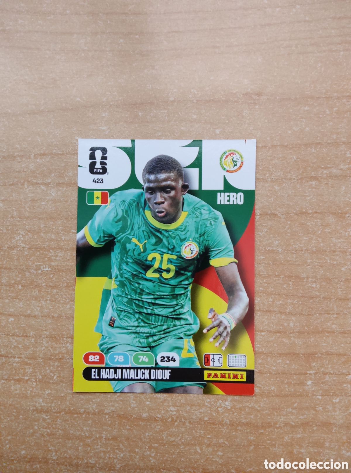 Cromos de f&uacute;tbol: 423 EL HADJI MALICK DIOUF SENEGAL ADRENALYN XL MUNDIAL 2026
