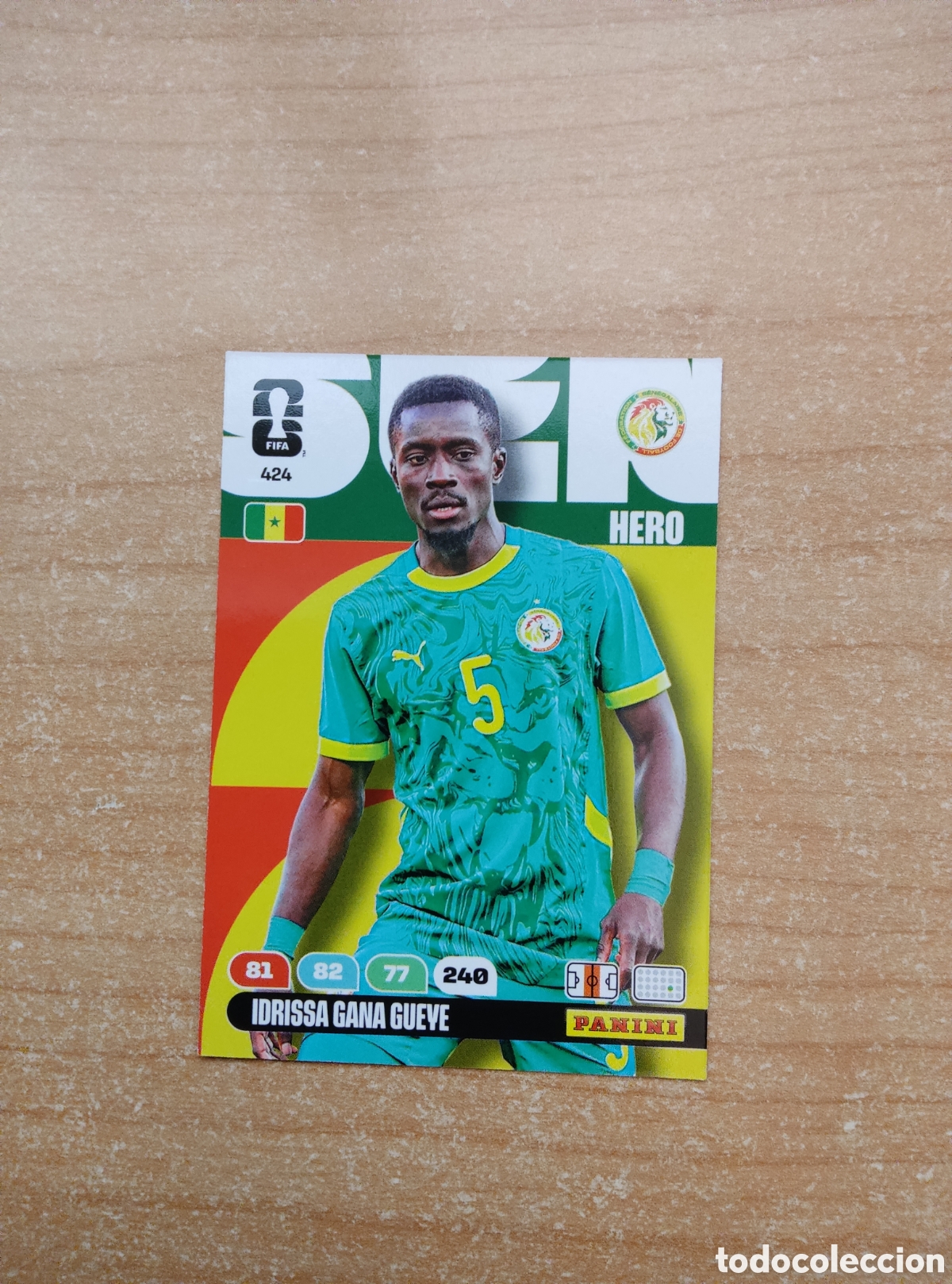Cromos de f&uacute;tbol: 424 IDRISSA GANA GUEYE SENEGAL ADRENALYN XL MUNDIAL 2026