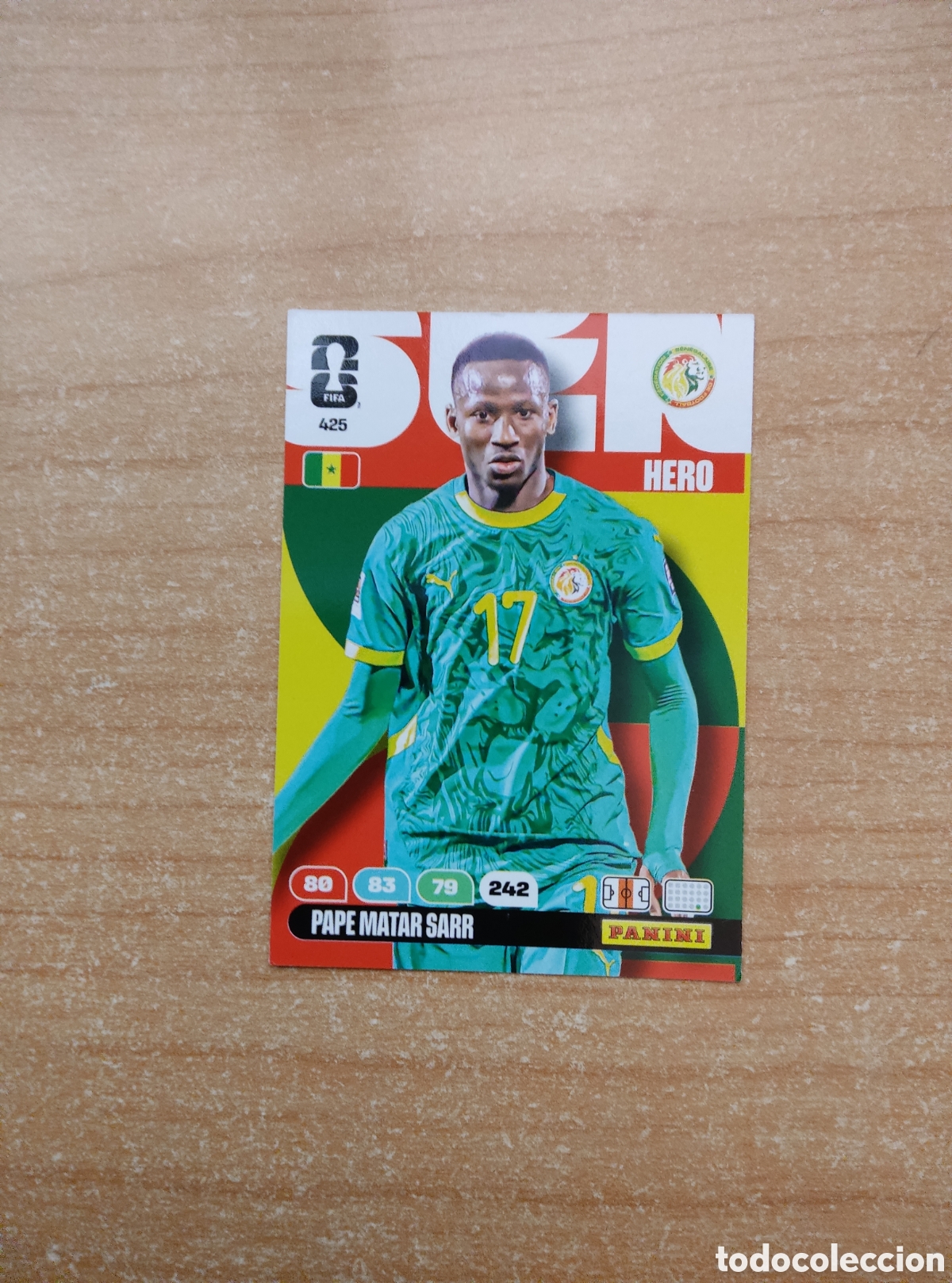 Cromos de f&uacute;tbol: 425 PAPE MATAR SARR SENEGAL ADRENALYN XL MUNDIAL 2026