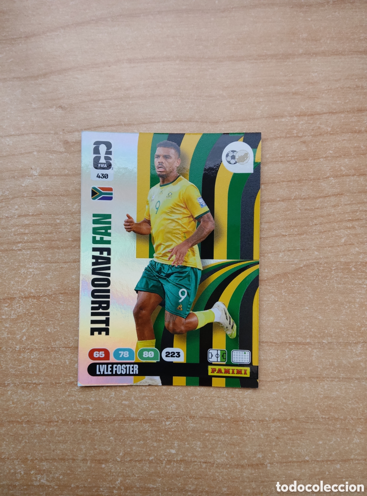 Cromos de f&uacute;tbol: 430 LYLE FOSTER FAN FAVOURITE SUDAFRICA ADRENALYN XL MUNDIAL 2026