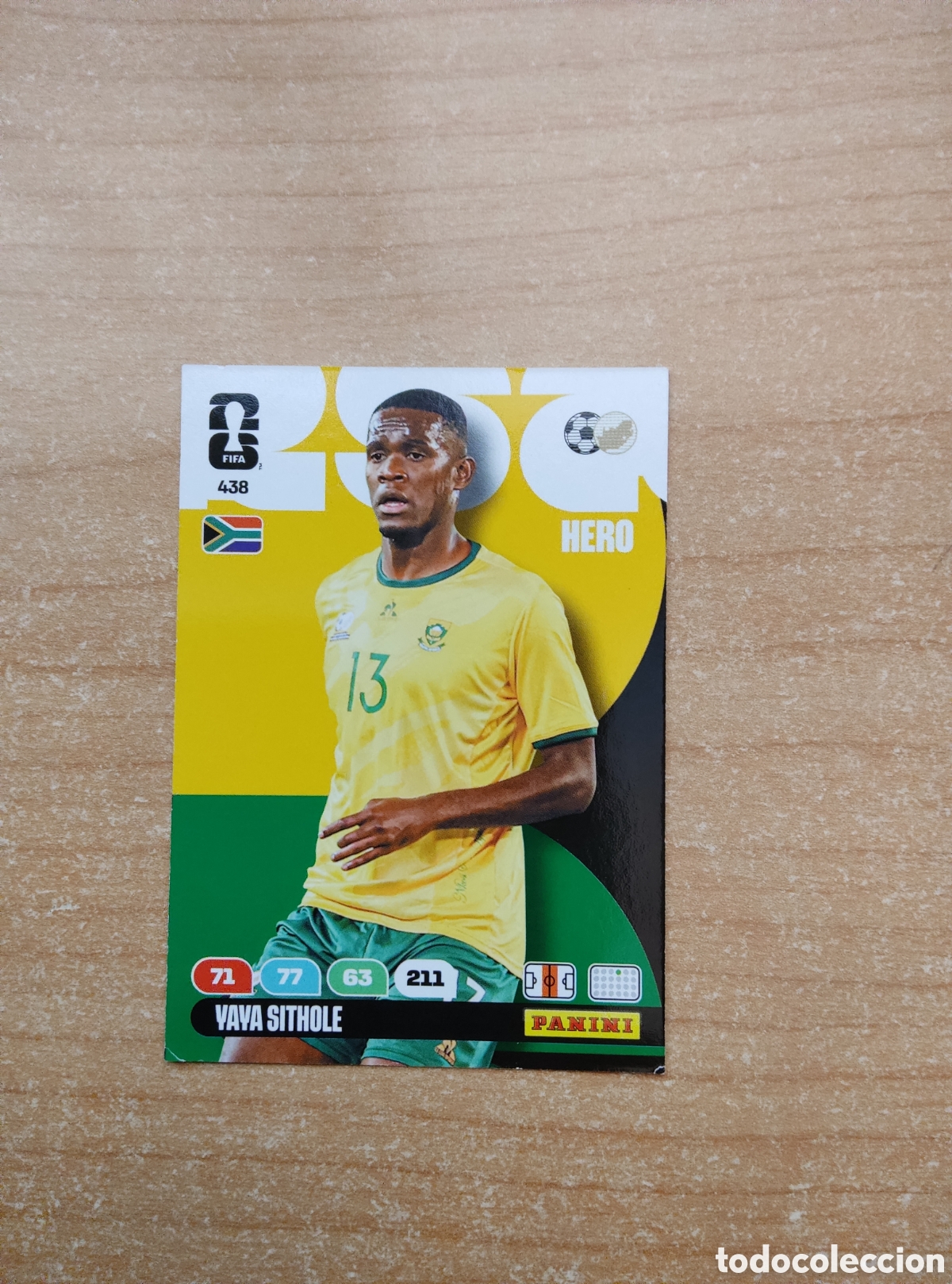 Cromos de f&uacute;tbol: 438 YAYA SITHOLE SUDAFRICA ADRENALYN XL MUNDIAL 2026