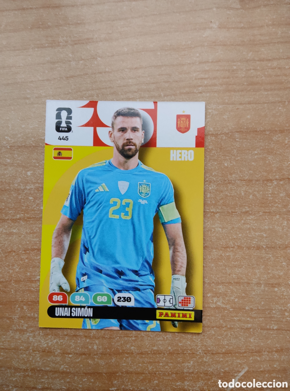 Cromos de f&uacute;tbol: 445 UNAI SIMON ESPA&Ntilde;A ADRENALYN XL MUNDIAL 2026