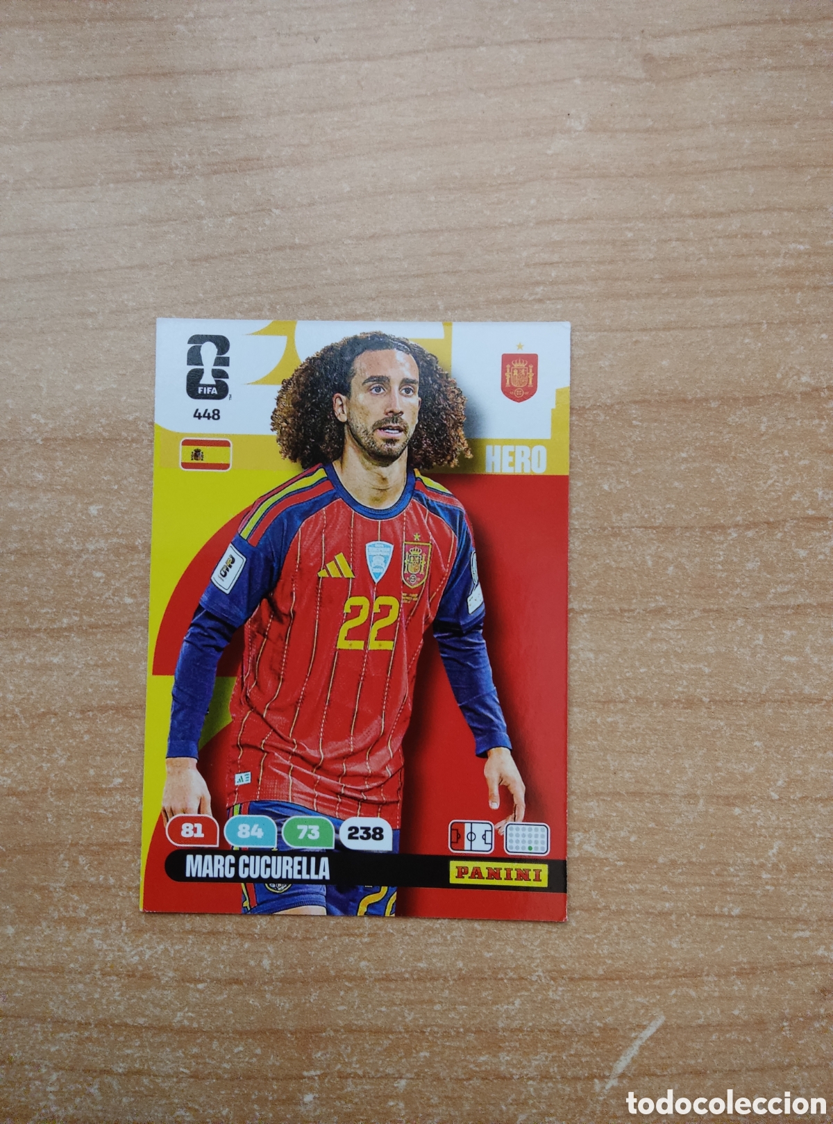 Cromos de f&uacute;tbol: 448 MARC CUCURELLA ESPA&Ntilde;A ADRENALYN XL MUNDIAL 2026