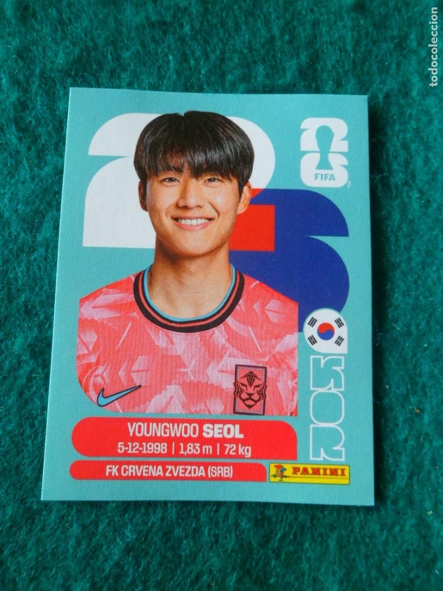 Cromos de f&uacute;tbol: CROMO FIFA WORLD CUP 2026. PANINI. YOUNGWOO SEOL. KOR 6