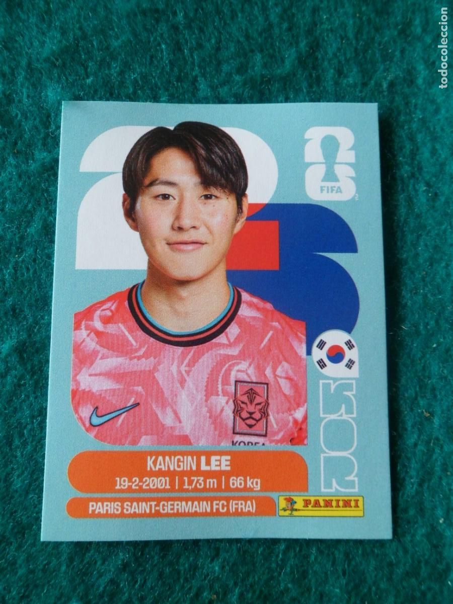 Cromos de f&uacute;tbol: CROMO FIFA WORLD CUP 2026. PANINI. KANGIN LEE. KOR 12