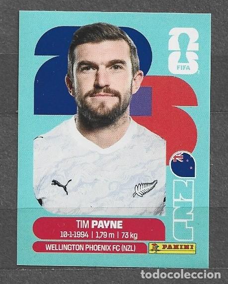 Cromos de f&uacute;tbol: Mundial 2026 - Tim Payne - N&ordm; 6 - Nueva Zelanda