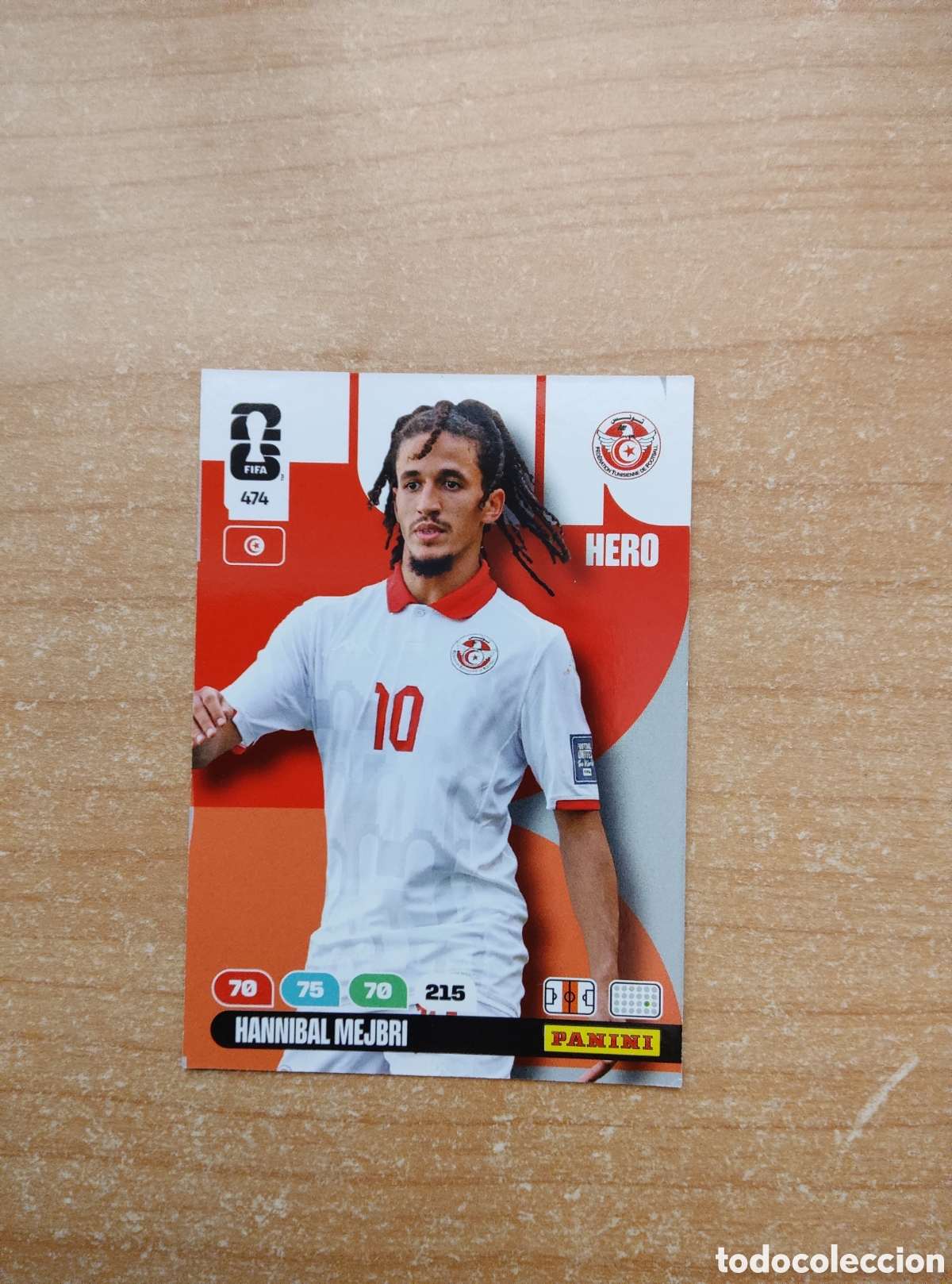 Cromos de f&uacute;tbol: 474 HANNIBAL MEJBRI TUNEZ ADRENALYN XL MUNDIAL 2026