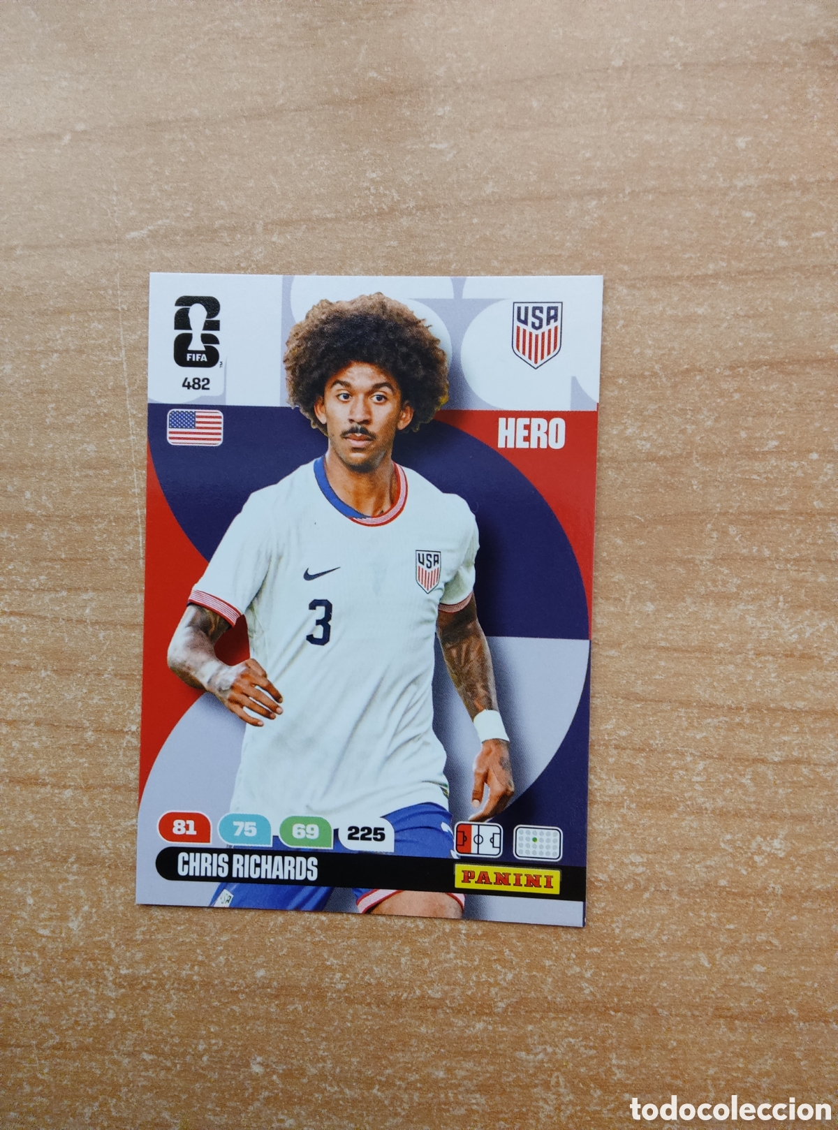 Cromos de f&uacute;tbol: 482 CHRIS RICHARDS ESTADOS UNIDOS ADRENALYN XL MUNDIAL 2026