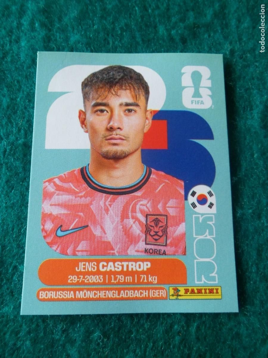 Cromos de f&uacute;tbol: CROMO FIFA WORLD CUP 2026. PANINI. JENS CASTROP. KOR 15