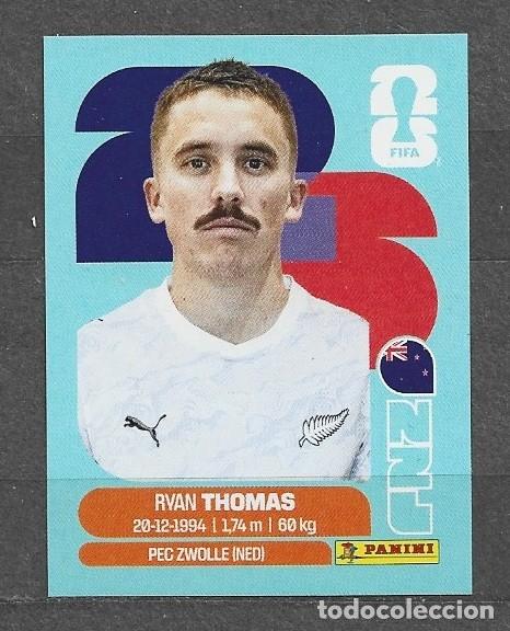 Cromos de f&uacute;tbol: Mundial 2026 - Ryan Thomas - N&ordm; 12 - Nueva Zelanda