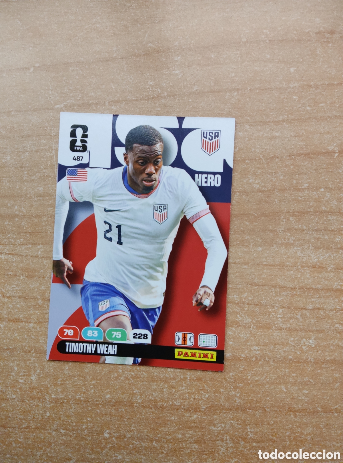 Cromos de f&uacute;tbol: 487 TIMOTHY WEAH ESTADOS UNIDOS ADRENALYN XL MUNDIAL 2026