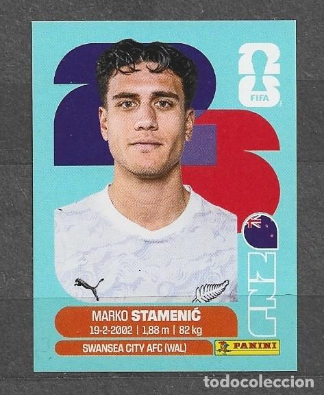 Cromos de f&uacute;tbol: Mundial 2026 - Marko Stamenic - N&ordm; 15 - Nueva Zelanda