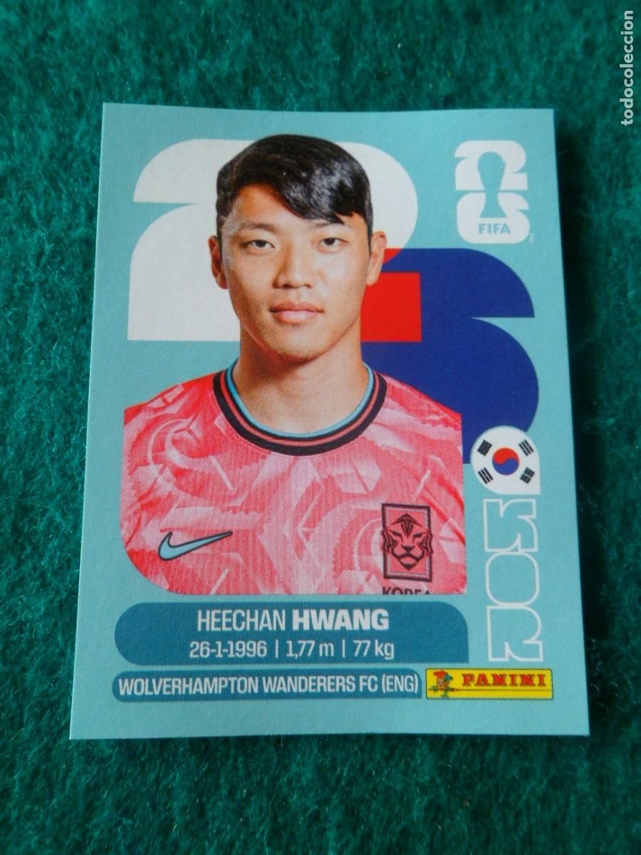 Cromos de f&uacute;tbol: CROMO FIFA WORLD CUP 2026. PANINI. HEECHAN HWANG. KOR 19