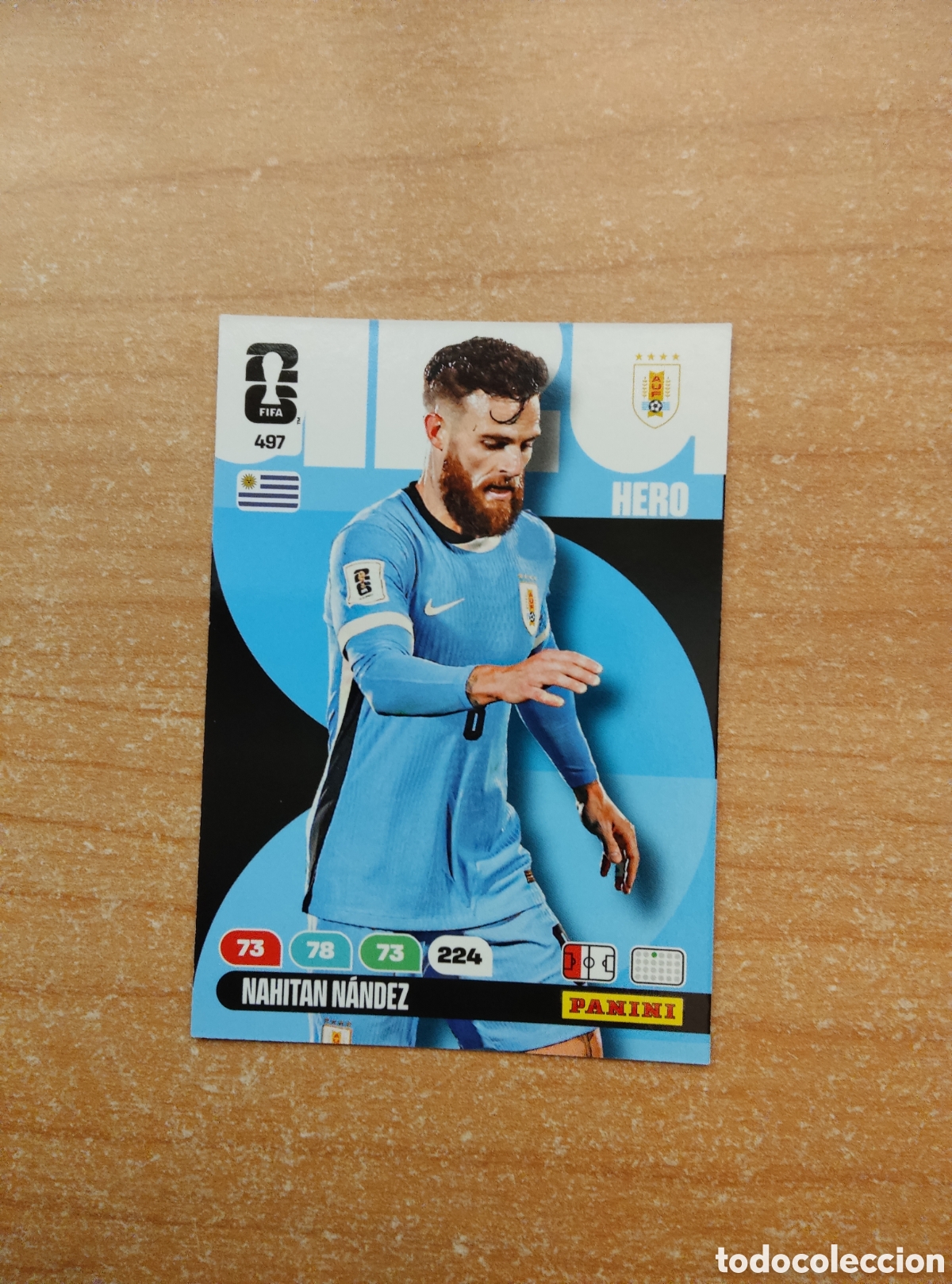 Cromos de f&uacute;tbol: 497 NAHITAN NANDEZ URUGUAY ADRENALYN XL MUNDIAL 2026