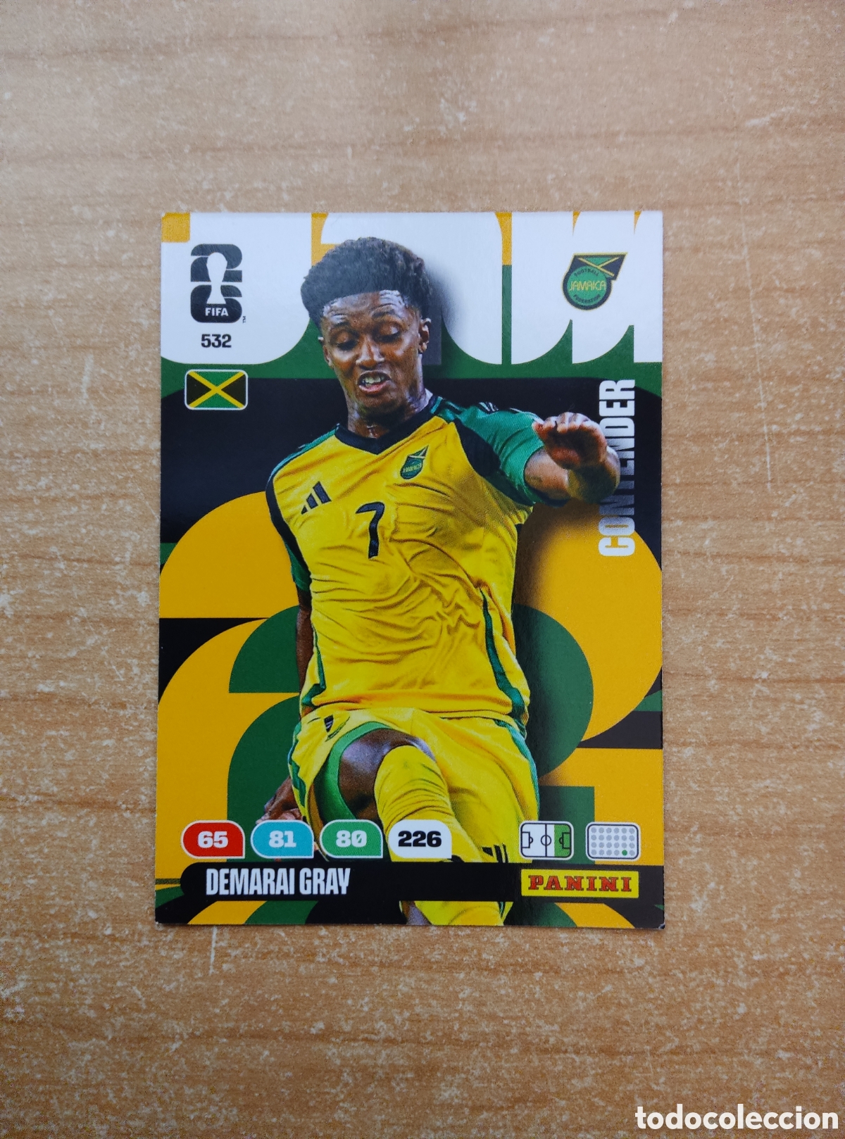 Cromos de f&uacute;tbol: 532 DEMARAI GRAY ADRENALYN XL MUNDIAL 2026