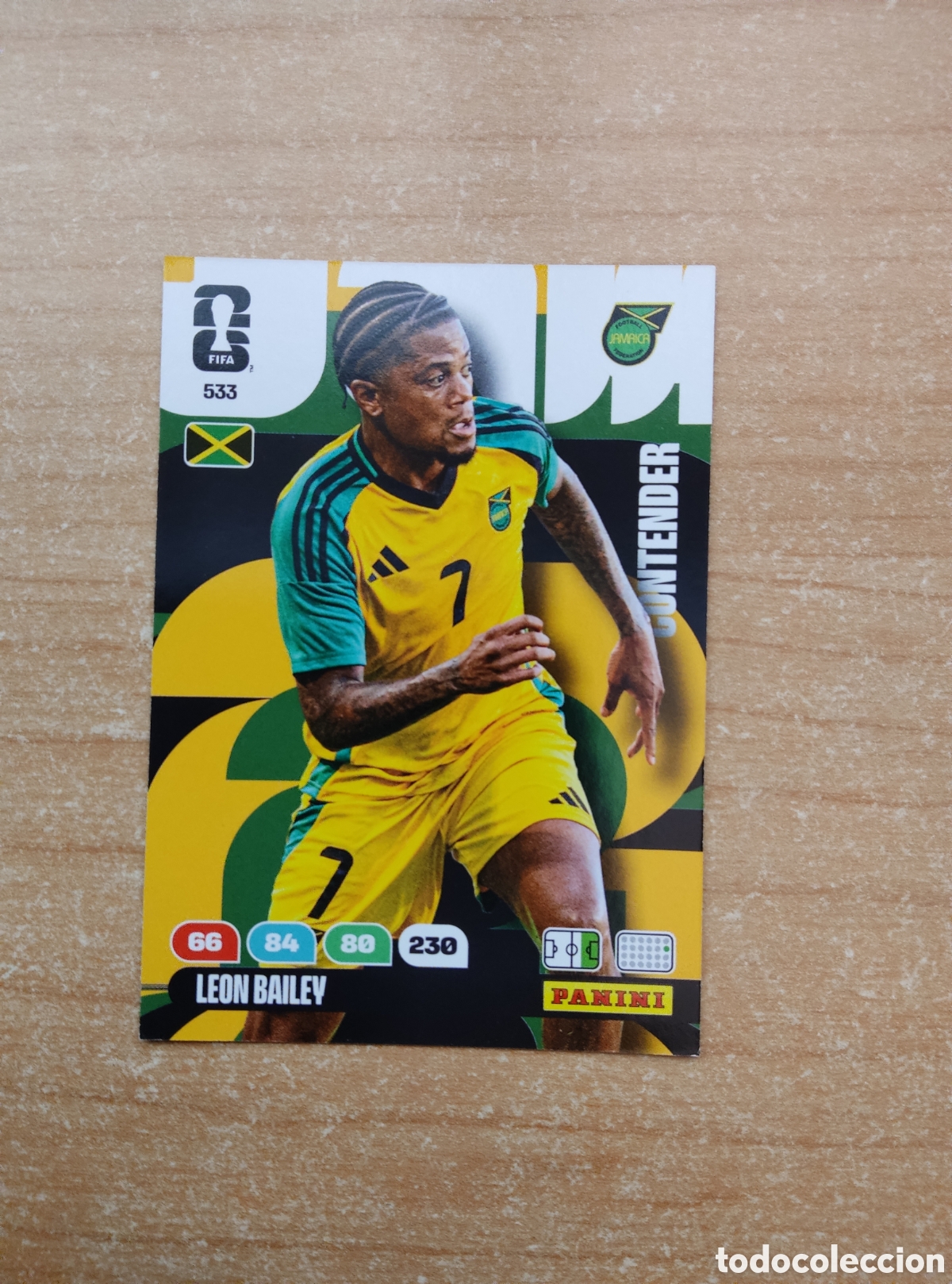 Cromos de f&uacute;tbol: 533 LEON BAILEY JAMAICA ADRENALYN XL MUNDIAL 2026