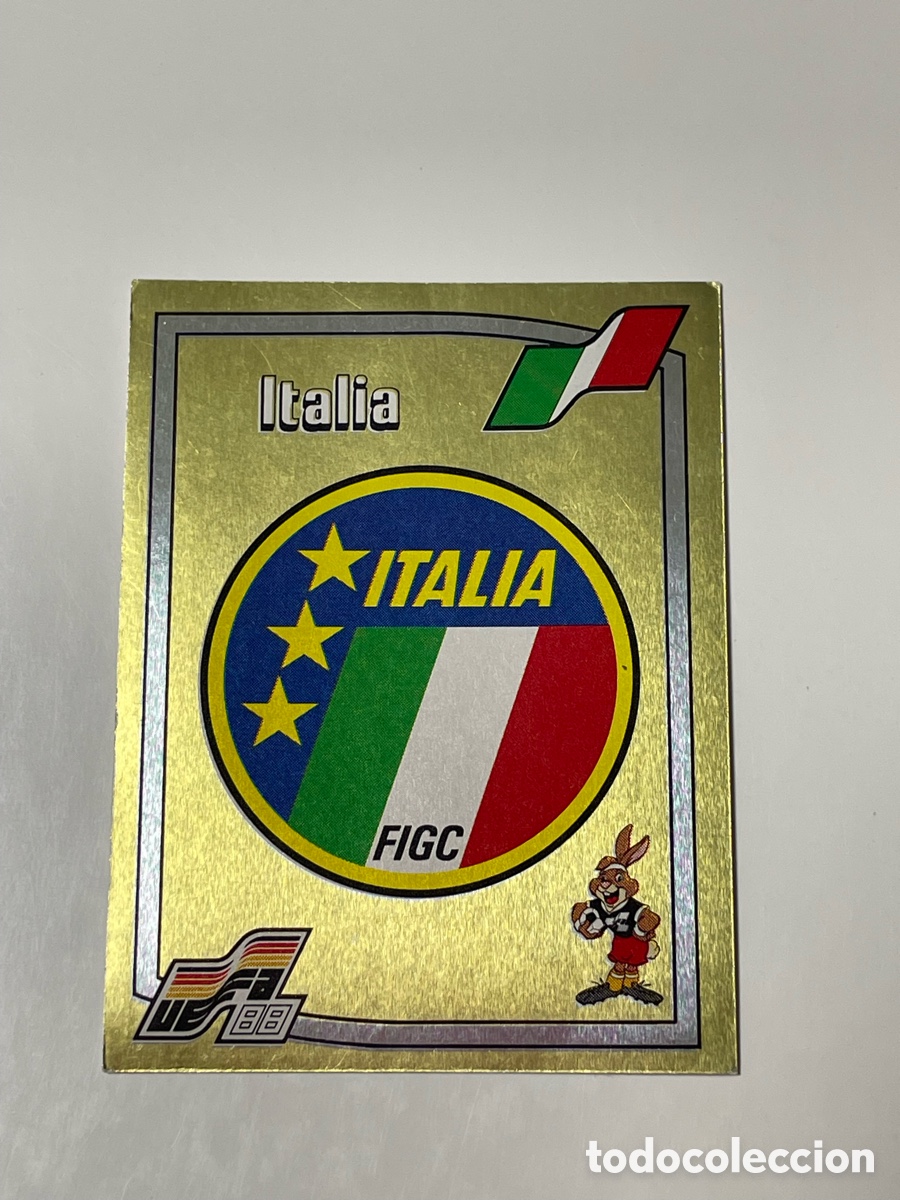 Cromos de f&uacute;tbol: Escudo Italia Panini EURO 88 #77