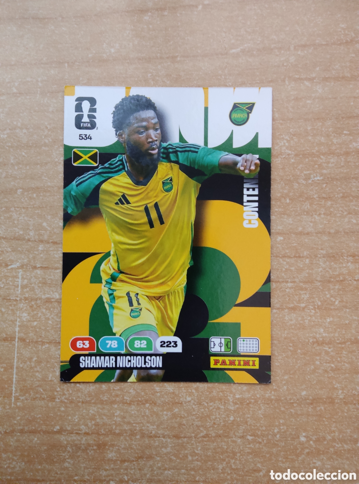 Cromos de f&uacute;tbol: 534 SHAMAR NICHOLSON JAMAICA ADRENALYN XL MUNDIAL 2026