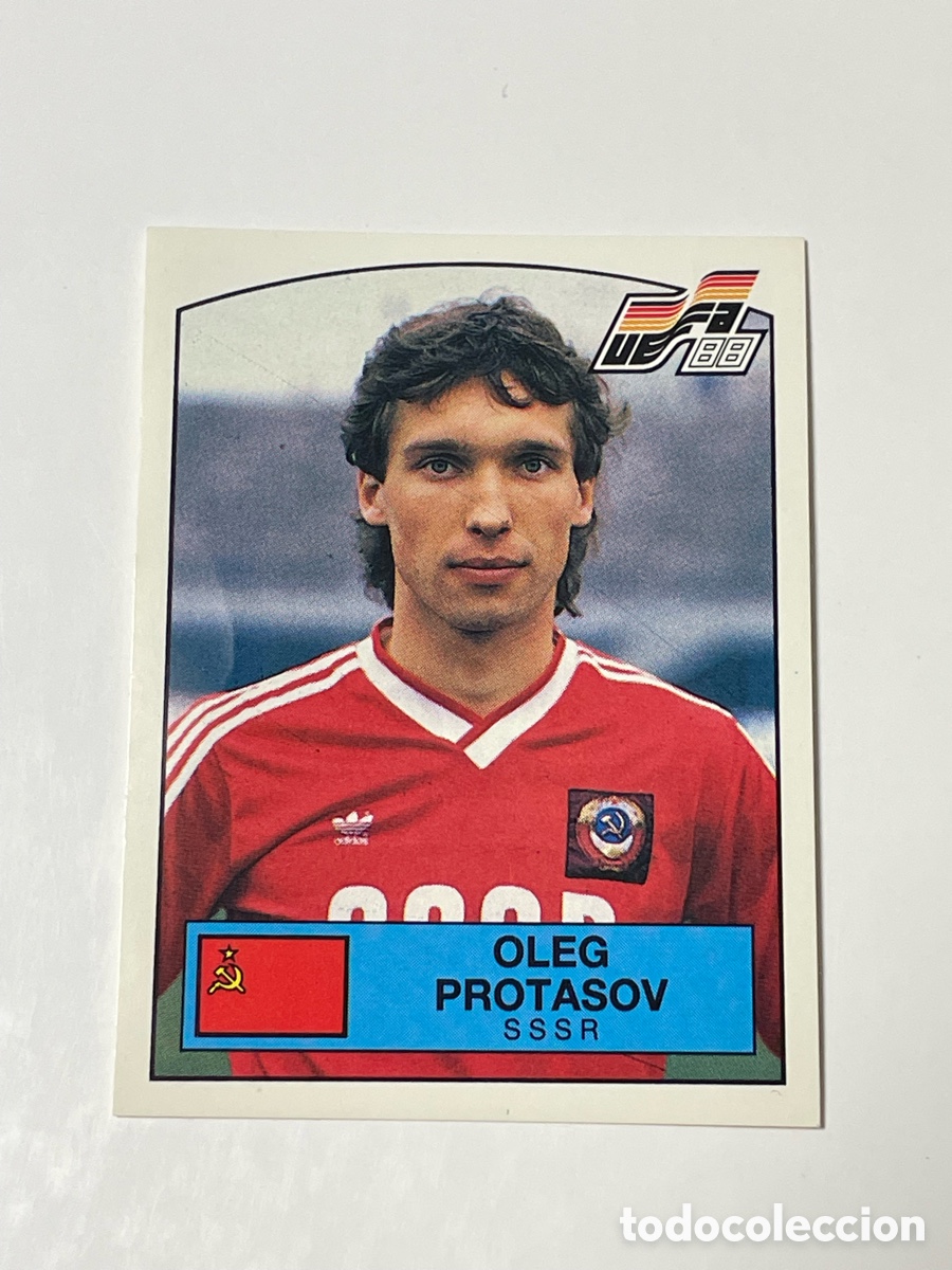 Cromos de f&uacute;tbol: Oleg Protasov URSS Panini EURO 88 #259