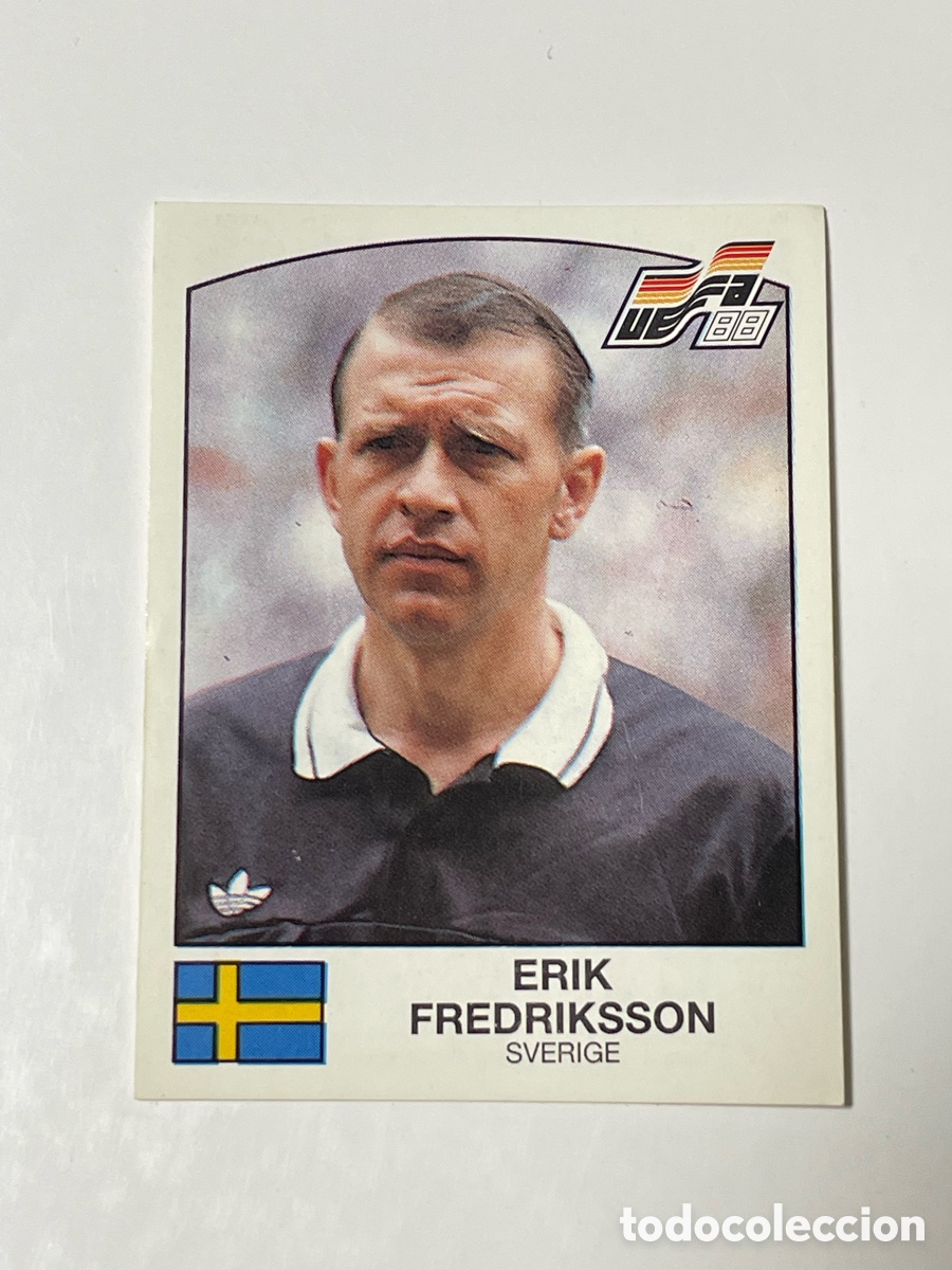 Cromos de f&uacute;tbol: Erik Fredriksson &aacute;rbitro Panini EURO 88 #262