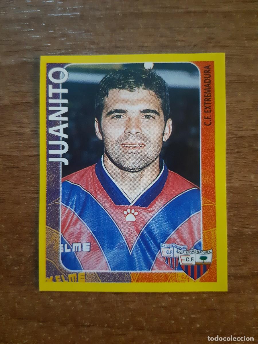 Cromos de f&uacute;tbol: N&deg;211 JUANITO EXTREMADURA SUPER CAMPEONATO 98-99 PANINI SPORTS. NUNCA PEGADO, SIN PEGAR