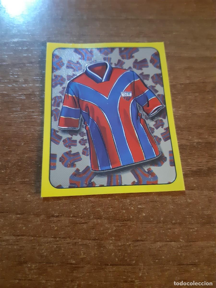 Cromos de f&uacute;tbol: N&deg;203 CAMISETA EXTREMADURA SUPER CAMPEONATO 98-99 PANINI SPORTS. NUNCA PEGADO, SIN PEGAR