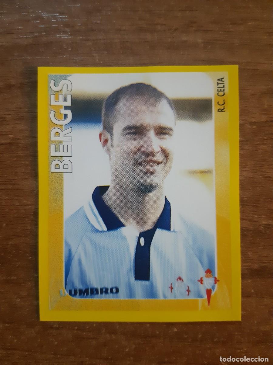Cromos de f&uacute;tbol: N&deg;140 BERGES CELTA DE VIGO SUPER CAMPEONATO 98-99 PANINI SPORTS. NUNCA PEGADO, SIN PEGAR
