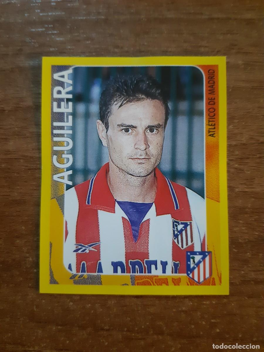 Cromos de f&uacute;tbol: N&deg;60 AGUILERA ATL&Eacute;TICO MADRID SUPER CAMPEONATO 98-99 PANINI SPORTS. NUNCA PEGADO, SIN PEGAR