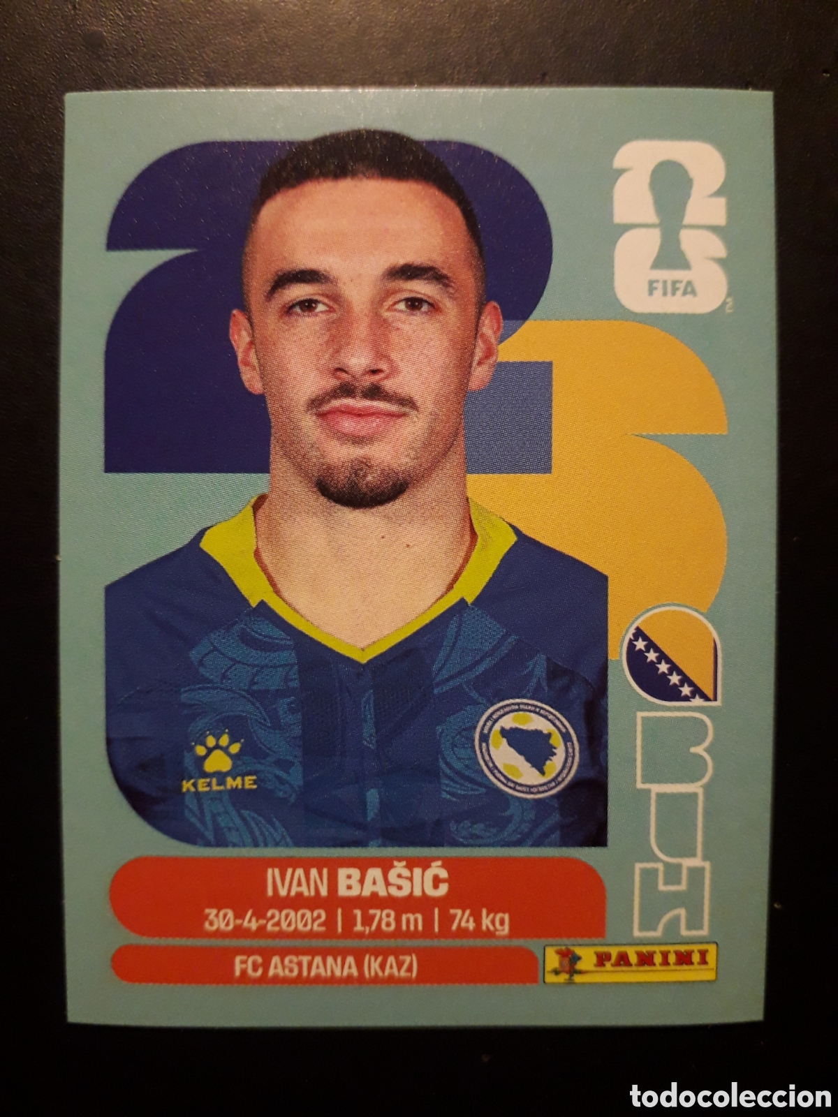 Figurine di Calcio: BA&Scaron;IĆ BOSNIA HERCEGOVINA BIH 12 MUNDIAL F&Uacute;TBOL 2026 FIFA WORLD CUP PANINI SIN PEGAR PEDIDO M&Iacute;NIMO 3&euro;
