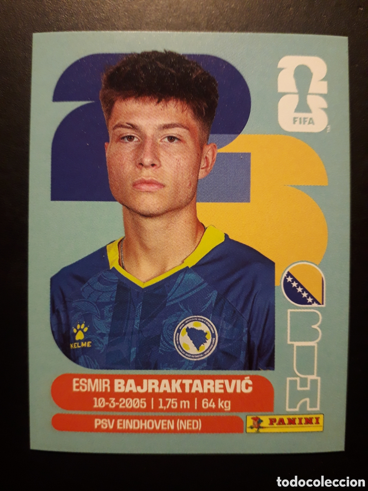 Figurine di Calcio: BAJRAKTAREVIĆ BOSNIA HERCEGOVINA BIH 15 MUNDIAL F&Uacute;TBOL 2026 FIFA WORLD CUP PANINI PEDIDO M&Iacute;NIMO 3&euro;