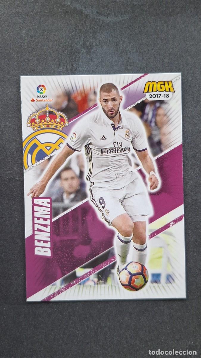 Cromos de f&uacute;tbol: L1 BENZEMA REAL MADRID 395 PANINI MEGACRACKS 2017 2018 17 18