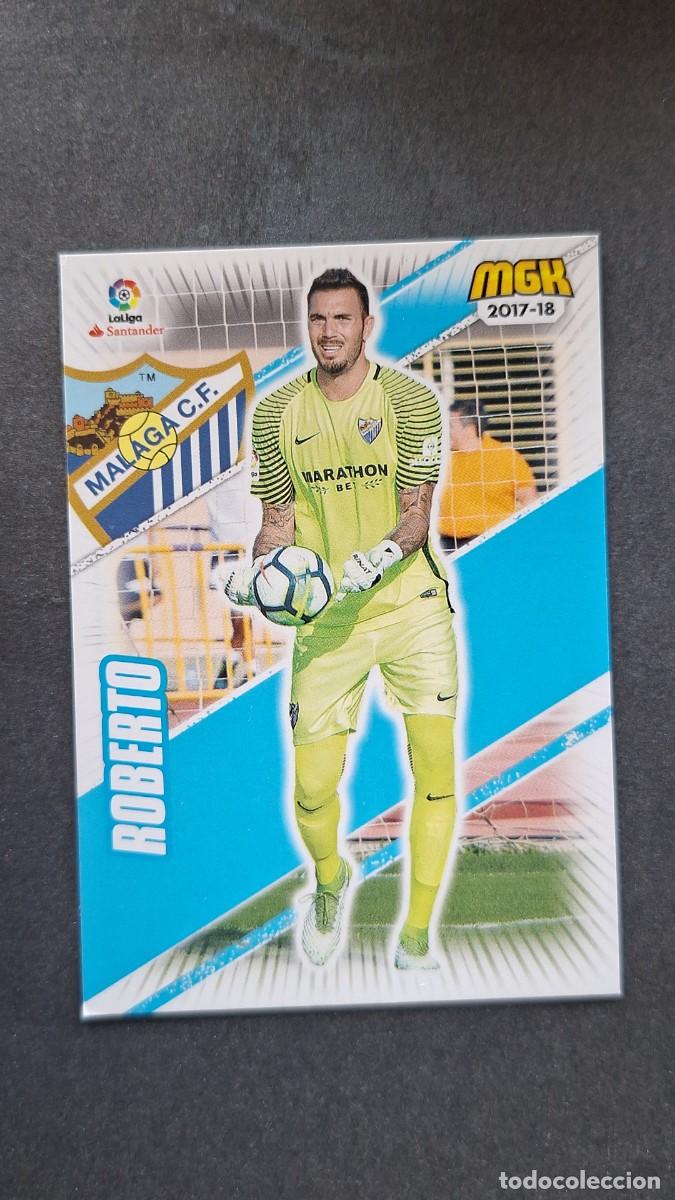 Cromos de f&uacute;tbol: L1 ROBERTO MALAGA C. F. 407 PANINI MEGACRACKS 2017 2018 17 18