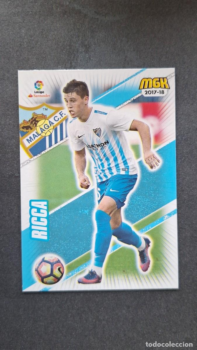 Cromos de f&uacute;tbol: L1 RICCA MALAGA C. F. 412 PANINI MEGACRACKS 2017 2018 17 18