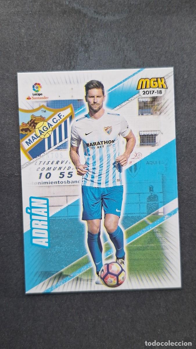 Cromos de f&uacute;tbol: L1 ADRIAN MALAGA C. F. 418 PANINI MEGACRACKS 2017 2018 17 18