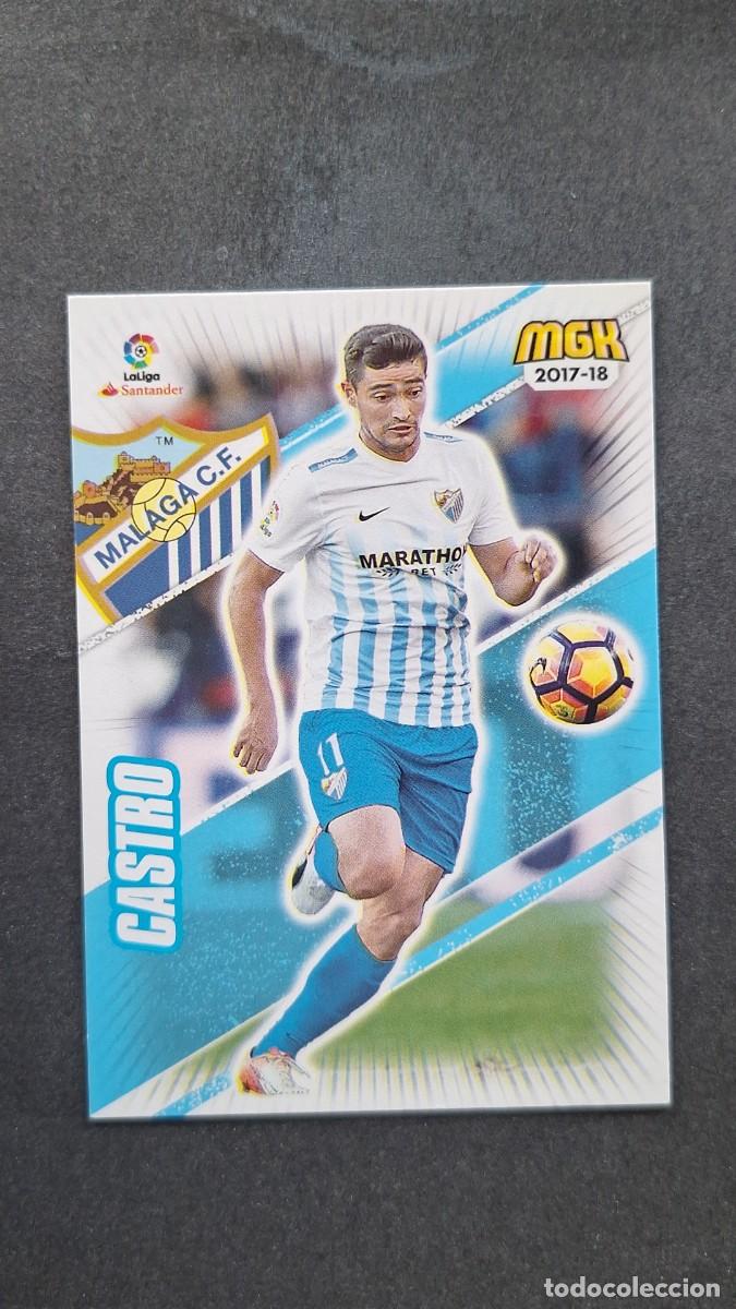 Cromos de f&uacute;tbol: L1 CASTRO MALAGA C. F. 423 PANINI MEGACRACKS 2017 2018 17 18