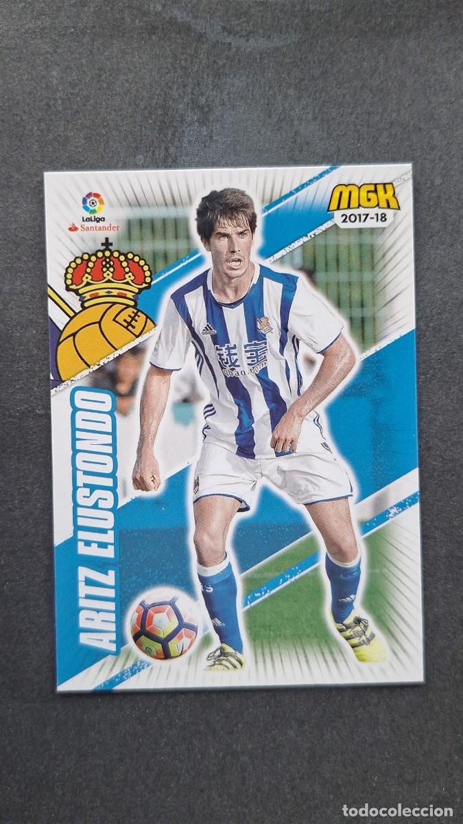 Cromos de f&uacute;tbol: L1 ARITZ ELUSTONDO REAL SOCIEDAD 439 PANINI MEGACRACKS 2017 2018 17 18