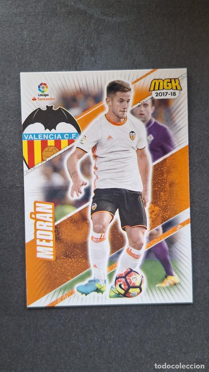 Cromos de f&uacute;tbol: L1 MEDRAN VALENCIA C. F. 496 PANINI MEGACRACKS 2017 2018 17 18