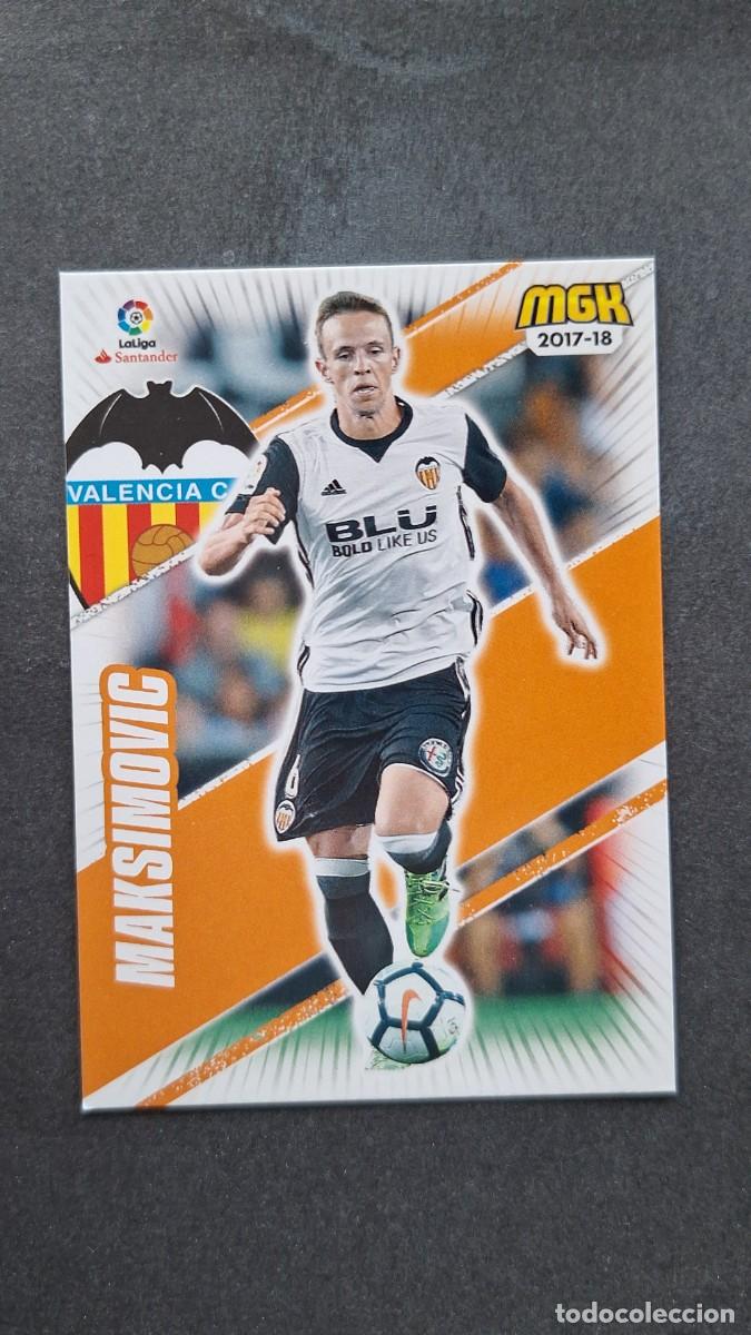 Cromos de f&uacute;tbol: L1 MAKSIMOVIC VALENCIA C. F. 500 PANINI MEGACRACKS 2017 2018 17 18