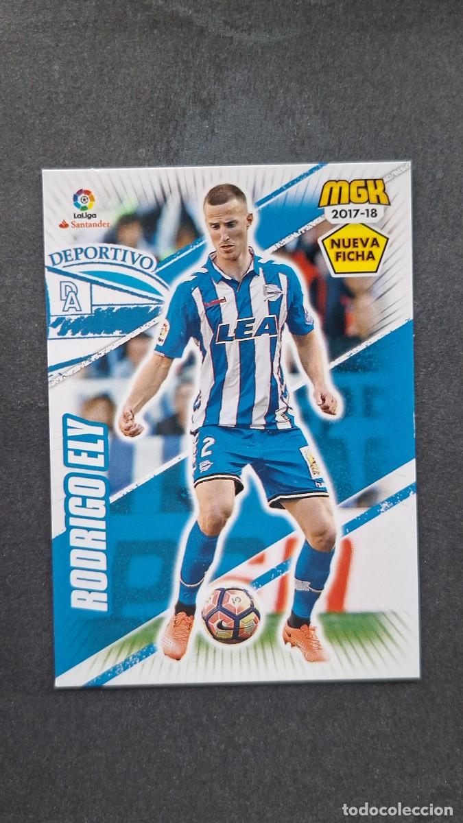 Cromos de f&uacute;tbol: L1 RODRIGO ELY DEPORTIVO ALAVES 8 BIS NUEVA FICHA PANINI MEGACRACKS 2017 2018 17 18