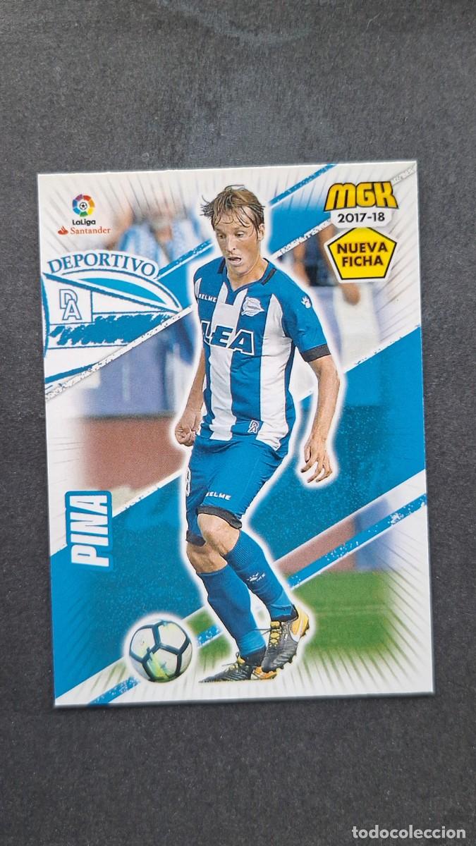 Cromos de f&uacute;tbol: L1 PINA DEPORTIVO ALAVES 12 BIS NUEVA FICHA PANINI MEGACRACKS 2017 2018 17 18